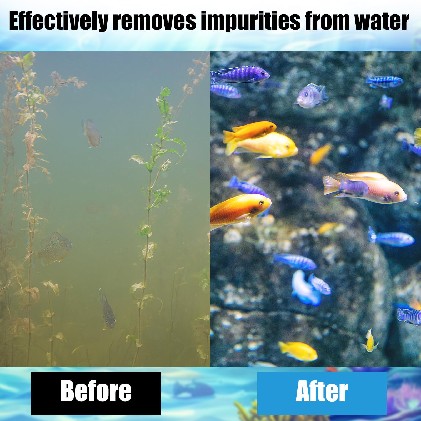 Kit de 24 filtres de rechange pour filtres d'aquarium Fluval FX2/FX4/FX5/FX6, comprend des sacs en céramique, des tampons de polissage à l'eau, des tampons en mousse, un tampon de biomousse