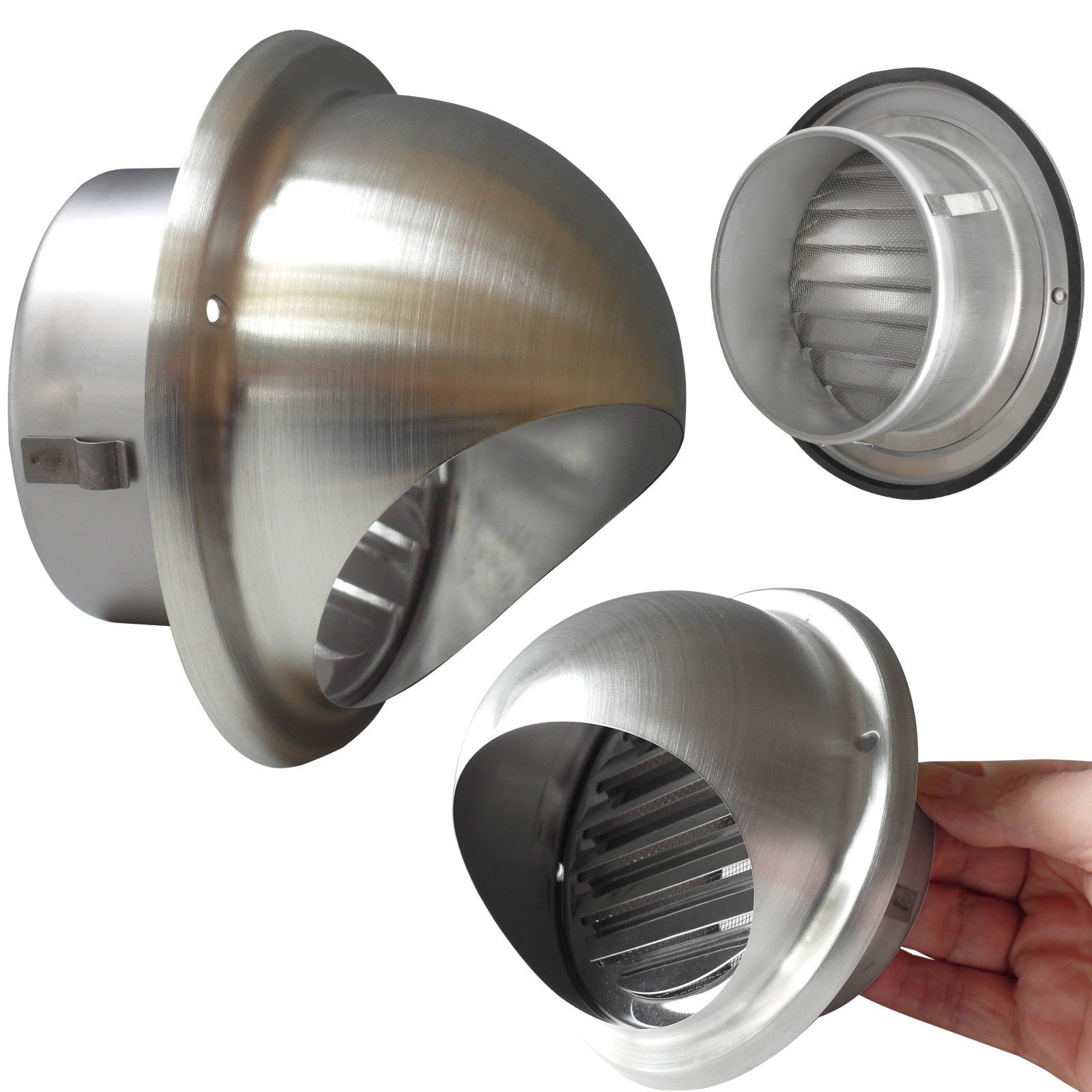 Buy MARXLOW Stainless steel exhaust hood Ball hood Ø 100 mm ventilation