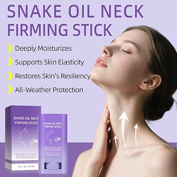 Lifting and Firming Neck Stick, Neck Tightening and Lifting, Reduced Wrinkles, Moisturizing & Nourishing, Firming Neck Cream for Women (15G)