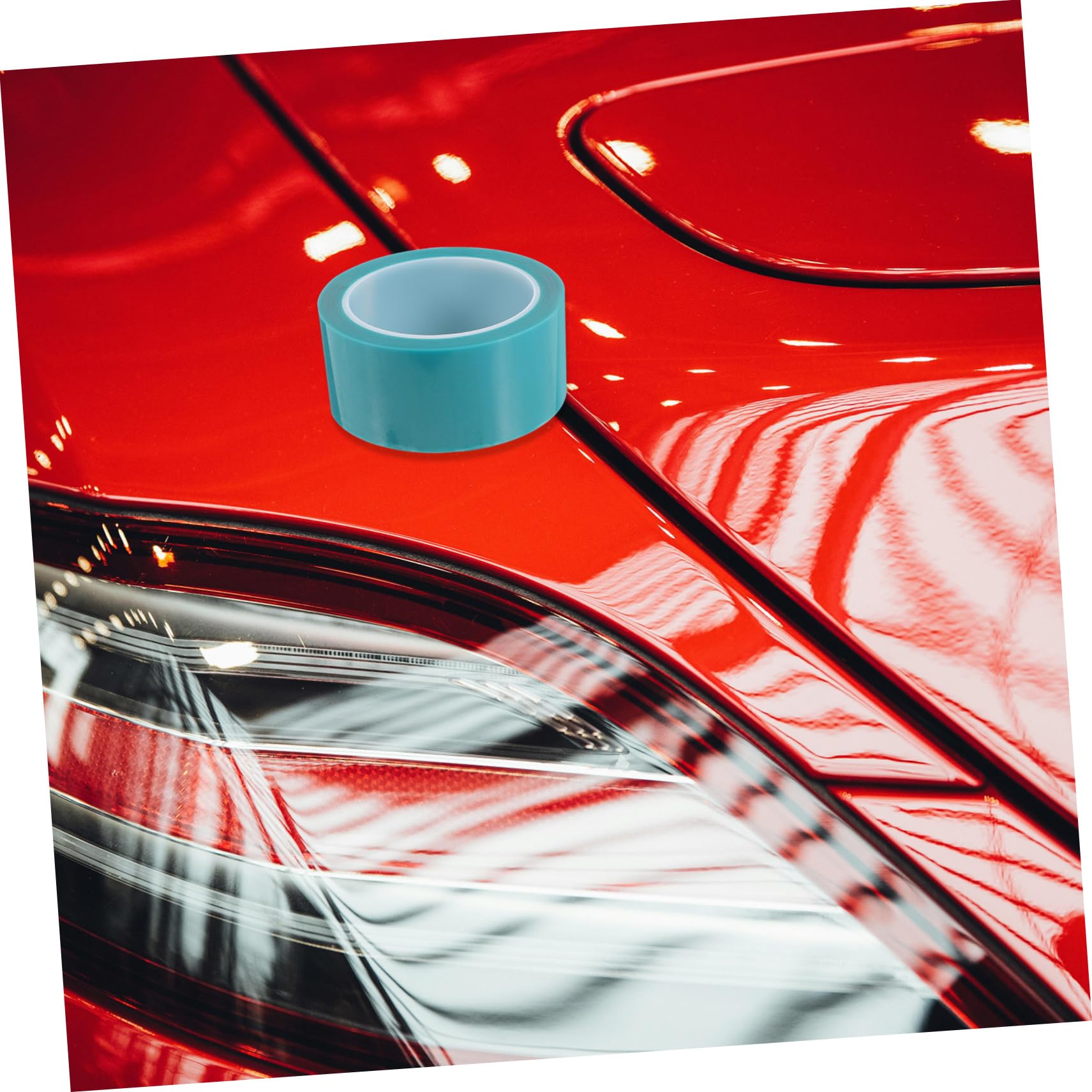 Ruban de Masquage Pet pour Peinture Automobile, 5 Rouleaux 0, 06 Mm