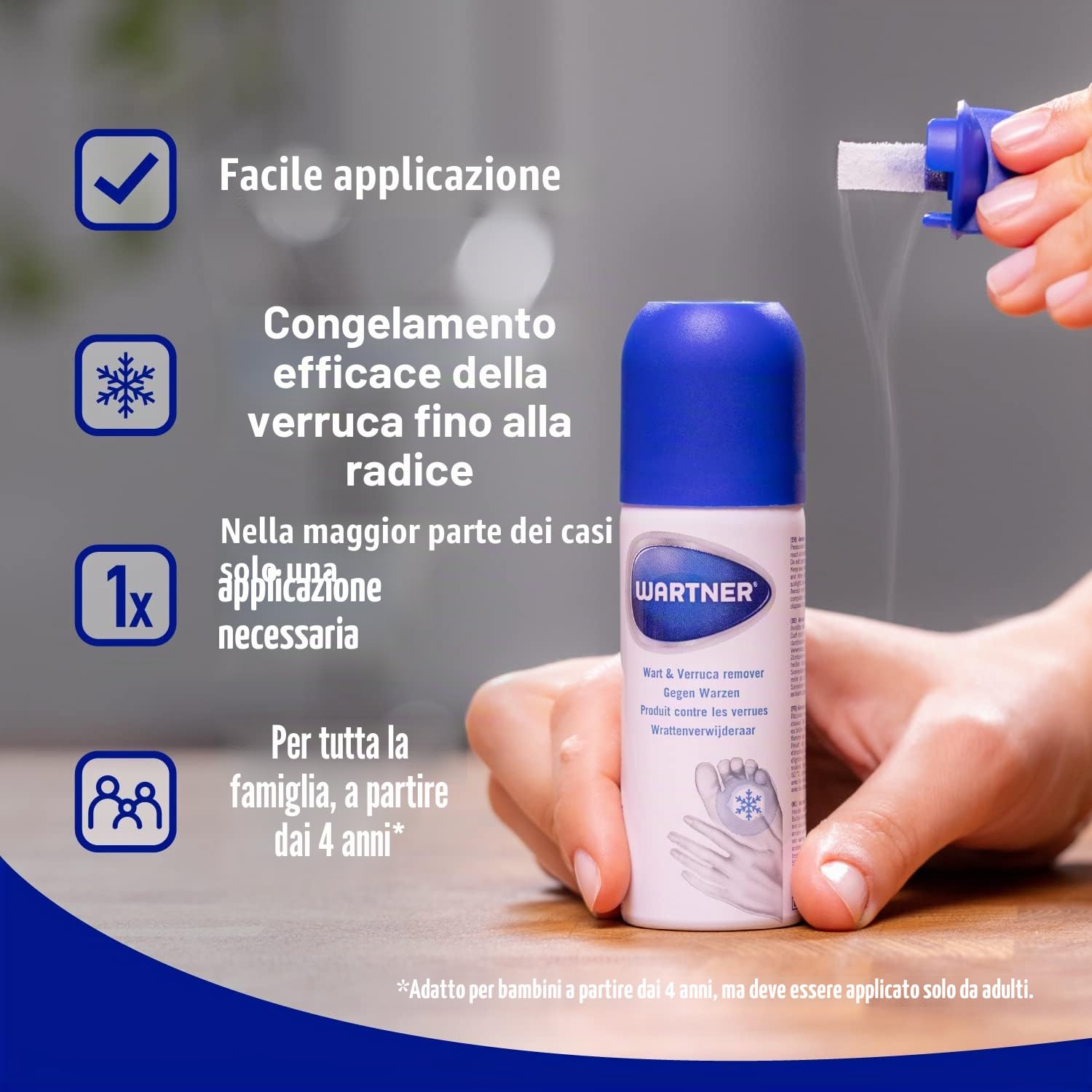 Wartner gegen Warzen Spray, 50 ml Soluzione