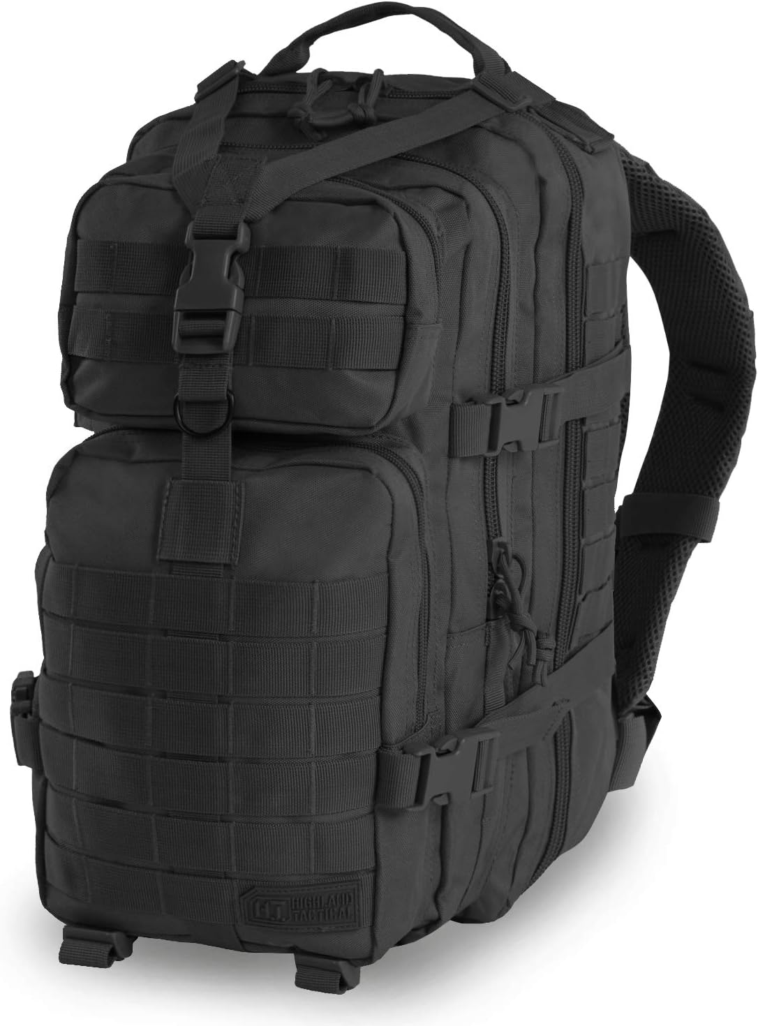 Highland Tactical Men's Vantage Tactical Backpack, Black, One Size