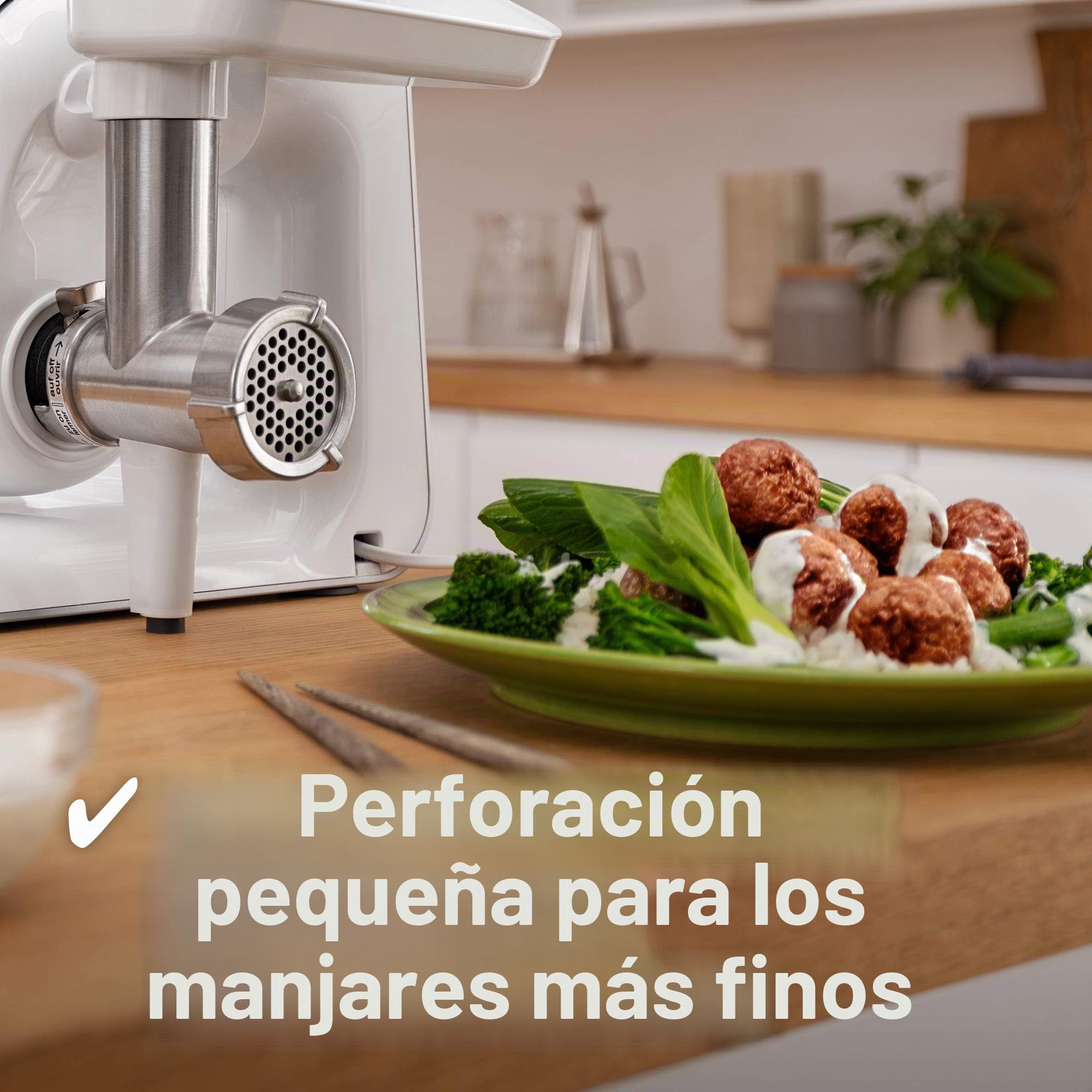 Bosch Muz457LS - Disco perforado para picadora de carne, 2 discos: 3 mm, 6 mm, acero inoxidable, apto para lavavajillas MUM 4, MUM 5, MUM Serie 2, color plateado