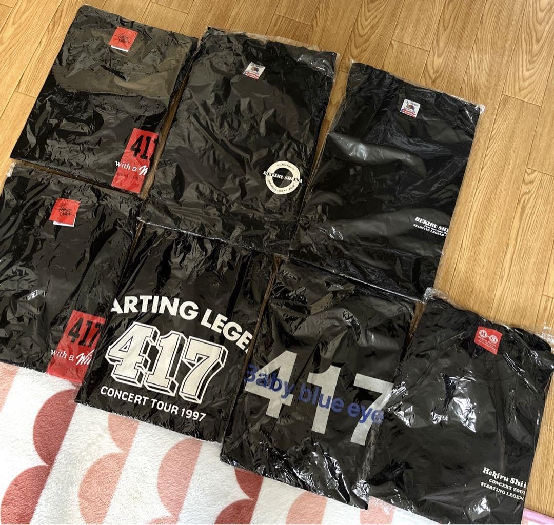 Amazon.co.jp: 椎名へきる Tシャツ ライブグッズ 7枚セット 4VLF9 