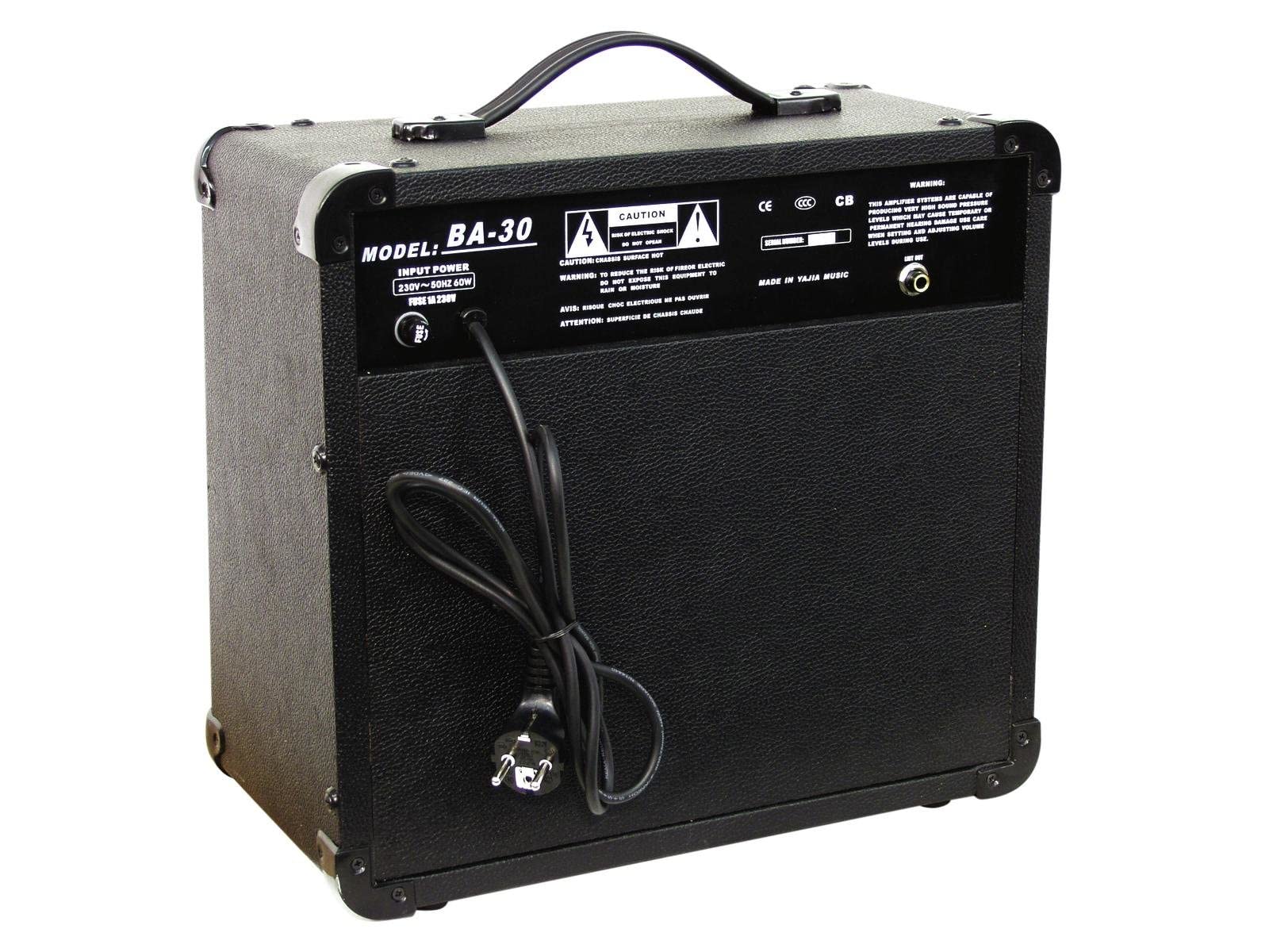 DIMAVERY BA-30 Bass-Verstärker 30W | 30-W-Gitarrenverstärker
