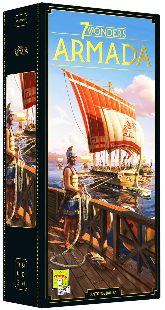 Asmodee, 7 Wonders – Armada, Strategisches Kennerspiel, Deutsch | Erweiterung mit Flotten und Seehandel für 3-7 Spieler, 40 Minuten, Brettspiel ab 10 Jahren