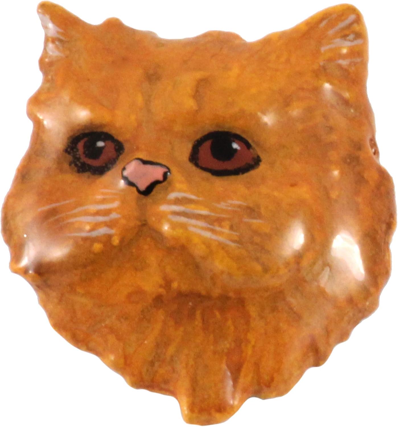 Creative Pewter Designs Hand Painted Persian Cat Pin CP006B