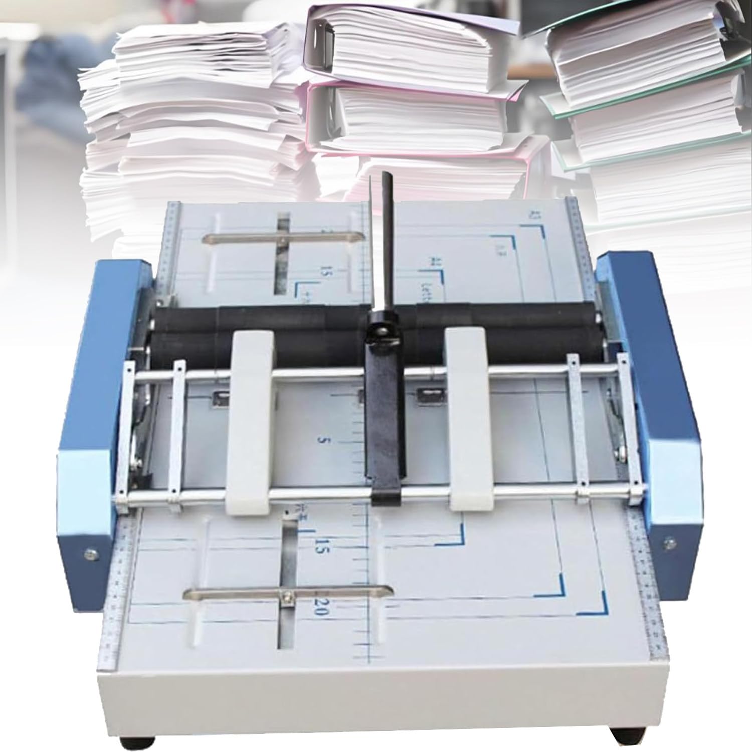 A3 Brochure Cucitrice & Macchina di piegatura della carta, Creatore automatico di rilegatura di libri per libretti a sella