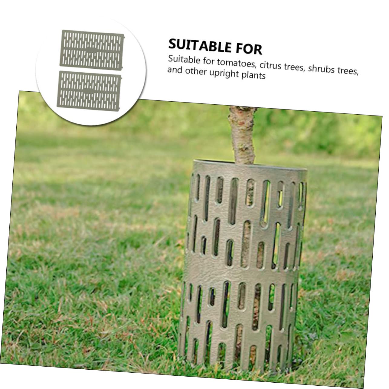 ifundom 2 Set Copertura Protettiva per Piante Manicotto per Facile Riutilizzabile Protezione Stabile E Flessibile per Giardinaggio Esterno 2 Pezzi*2