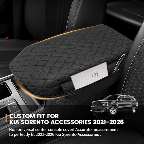 Miniatura 42 de Ajuste personalizado para funda de consola central Ford F150 2015-2020, 2017-2022 F250 F350 F450, 2018-2024 Ford Expedition Protector de funda