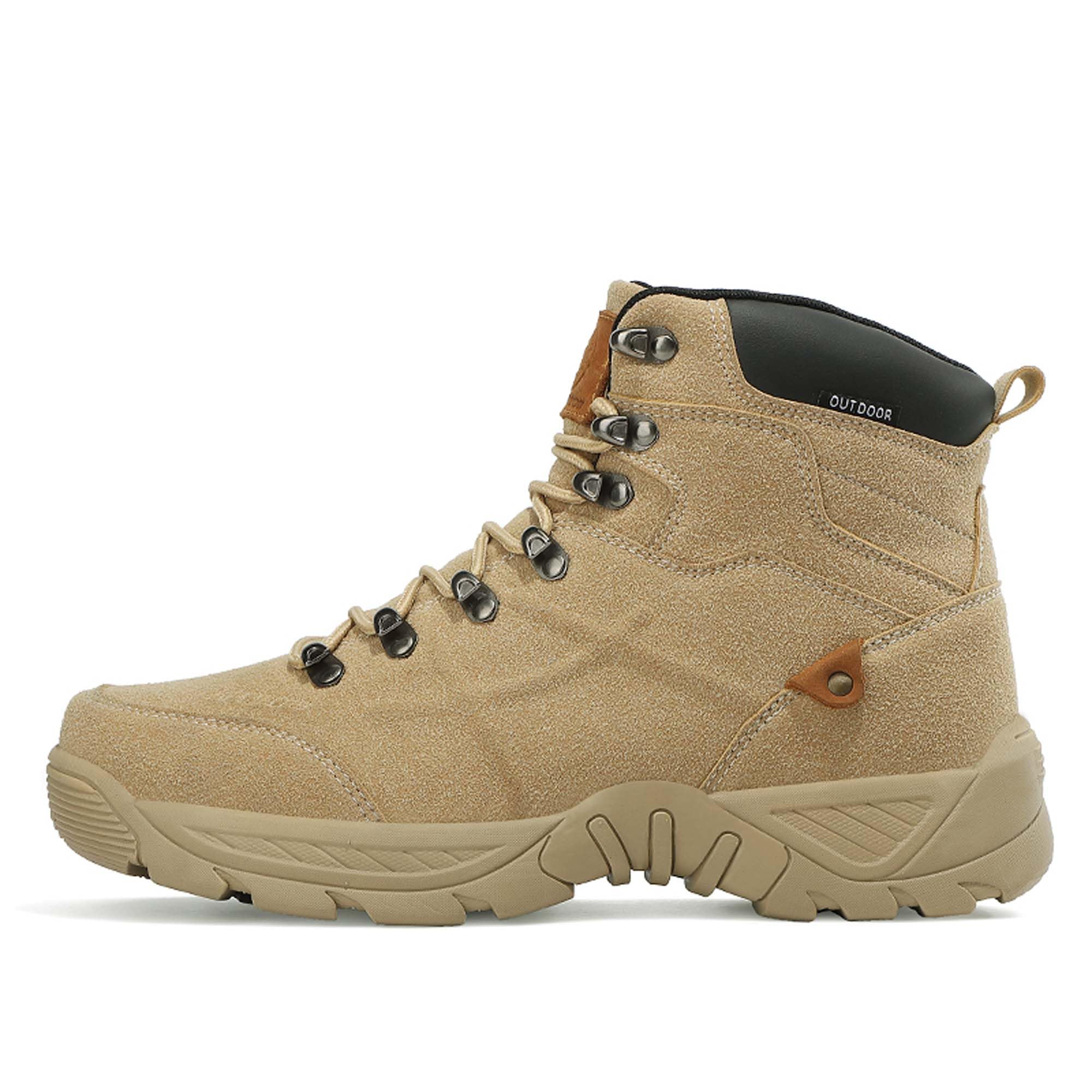 Large size outdoor ultra light military boots, high top mountaineering workwear boots