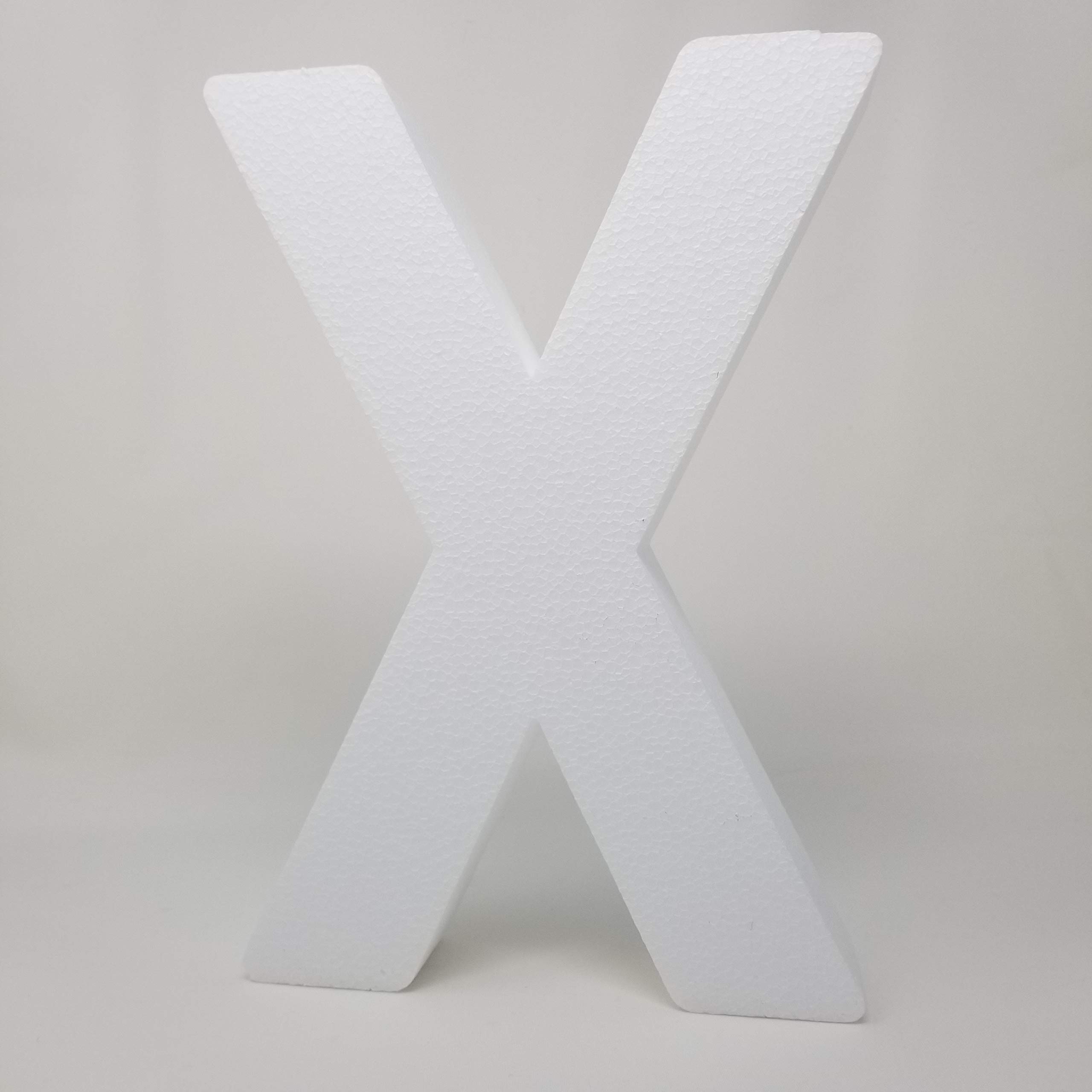 Lettre X en polystyrène pour décoration de mariage et grand buffet de fête