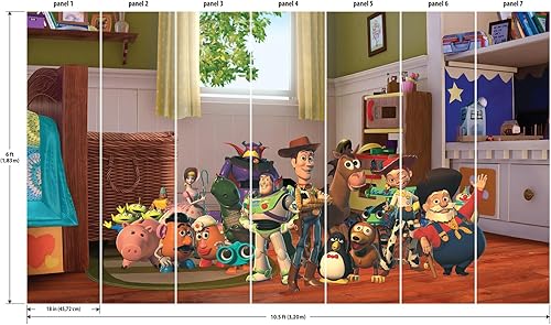 Miniatura 5 de RoomMates Disney Toy Story - Mural para despegar y pegar por RoomMates, RMK12385M