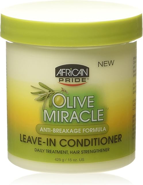 African Pride Olive Miracle Anti-Breakage Leave-In Conditioner 425g/15oz