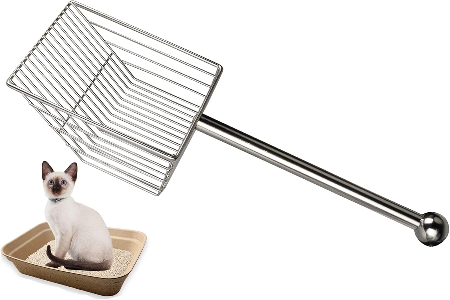 SARSTRY Cat Litter Scoop, Fast Sifting Cat Litter Scoop