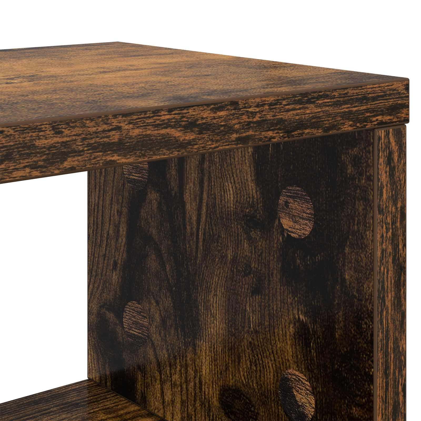 vidaXL Studiotisch Räuchereiche 152 x 42,5 x 36 cm Holzwerkstoff