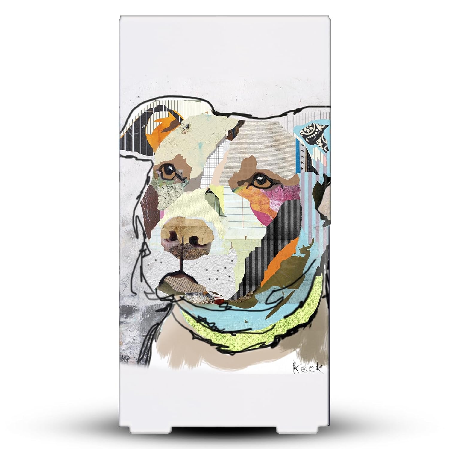 Head Case Designs Officially Licensed Michel Keck Pitbull Art Mix Game Console Wrap and Game Controller Skin Bundle Compatible With Xbox Series X