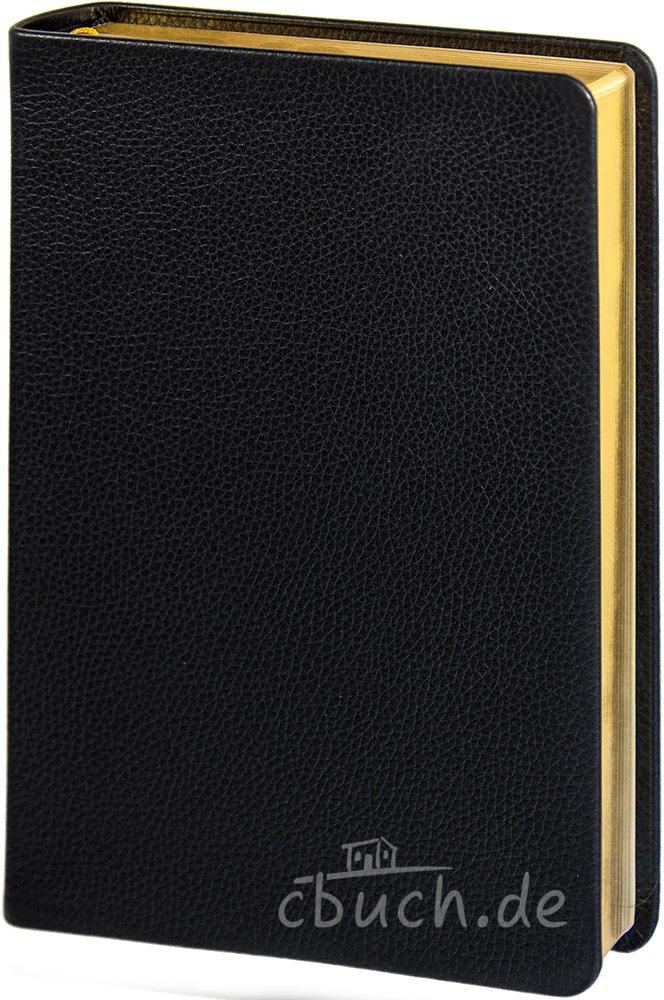 Die Bibel - Großausgabe (Leder): Elberfelder Überarbeitung 2003, Edition CSV-Hückeswagen, Hausbibel, feines Kalbsleder, schwarz, flexibel, Goldschnitt, mit Karten