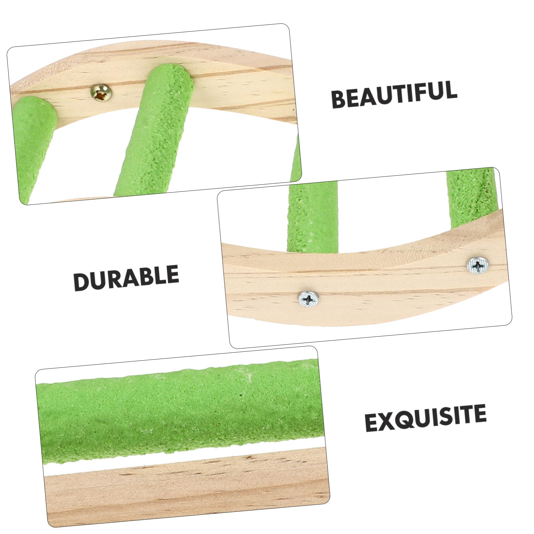 SUPVOX Parrot Climbing Ladder Bird Swing Rack for Exercise Coordination for Parrots Birds Chewable Design Encourages Active Play