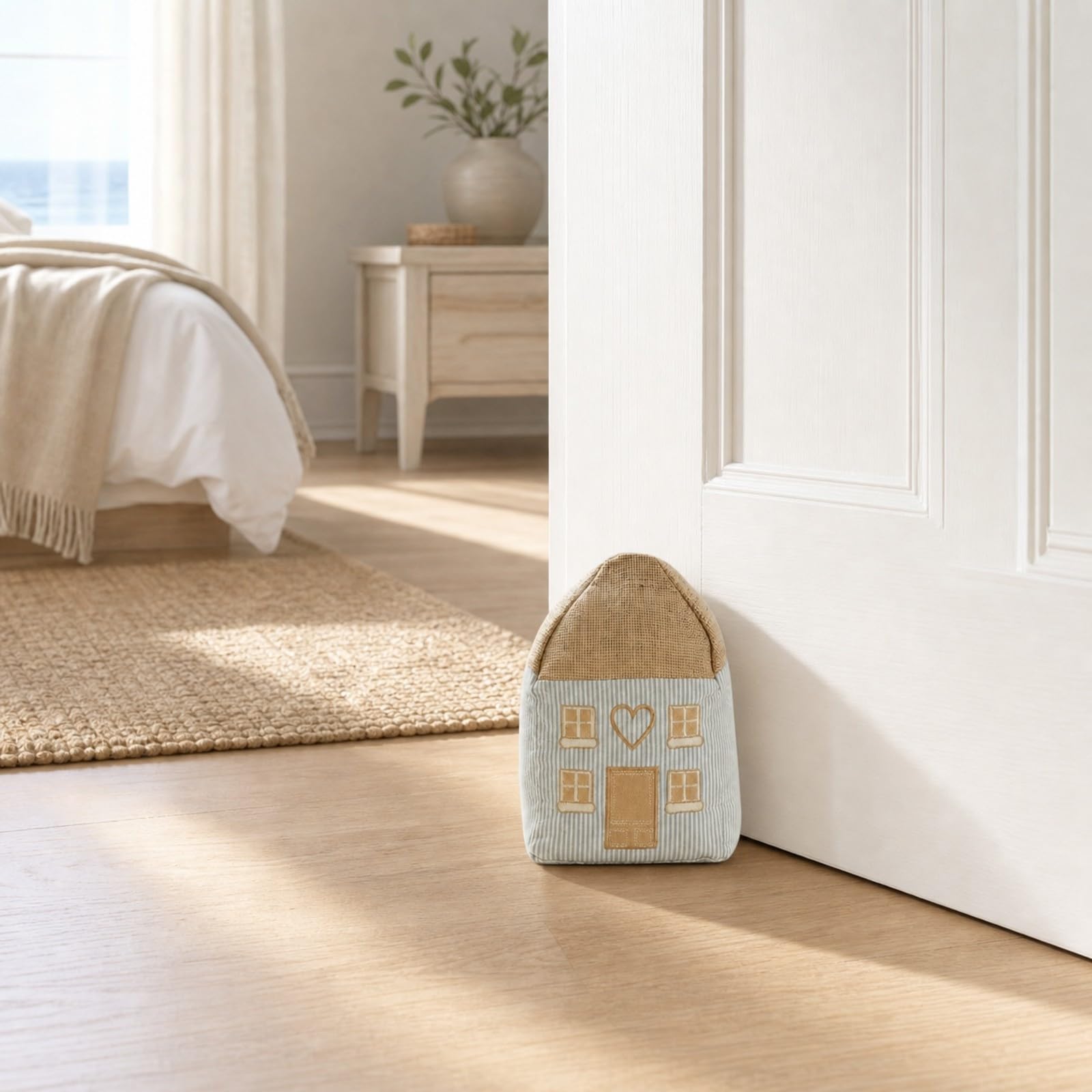 rockible Calza corativa para Puerta Pesado | Tope Puerta con Forma Casa, Compacto, Puertas Tela, para Salón