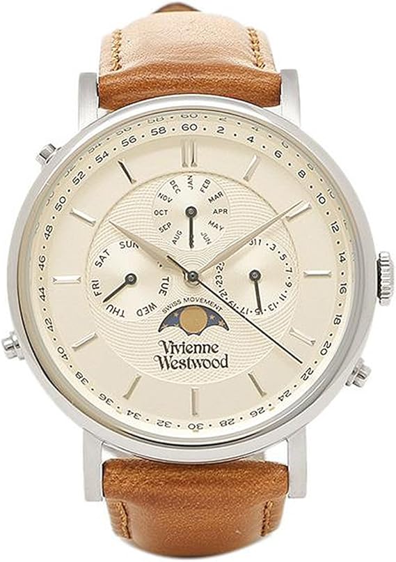 Amazon ヴィヴィアンウエストウッド メンズ腕時計 Vivienne Westwood Vv164sltn ホワイト ゴールド ブラウン 並行輸入品 メンズ腕時計 腕時計 通販