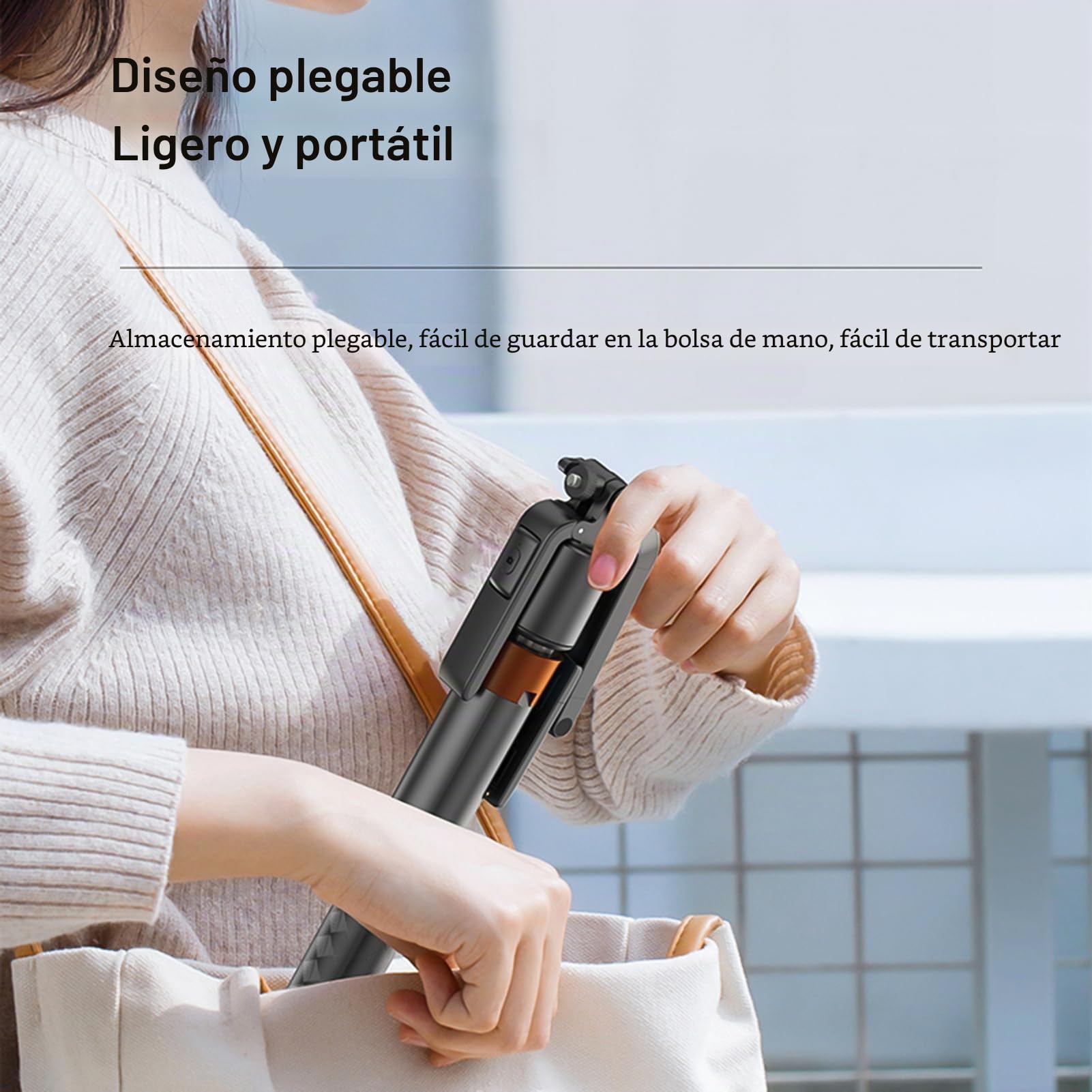 Andoer Trípode de palo selfie de 180 cm, trípode para teléfono móvil con seguimiento automático de la cara, giratorio 360°, soporte de gestos con tornillo de 1/4 pulgadas, disparador remoto para vlog,