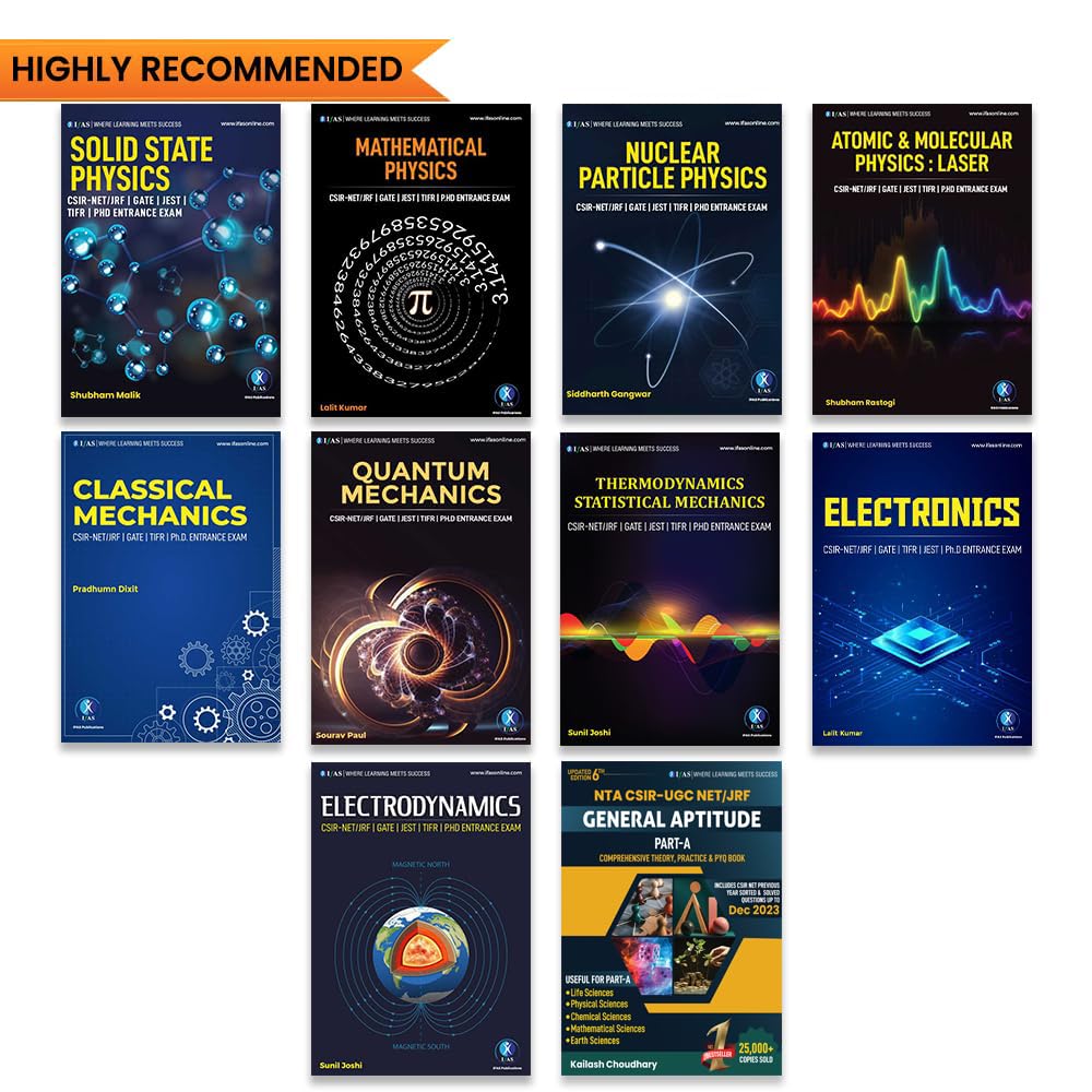 CSIR NET Physical Science Books Detailed Theory and Complete Study