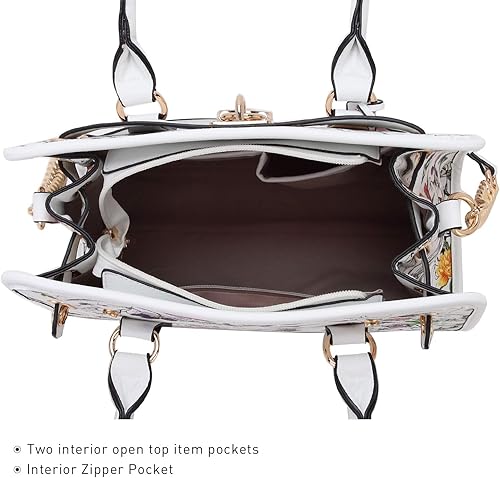 Miniatura 6 de Dasein Bolso de mano para mujer con asa superior bolsa de hombro bolsa de trabajo 2 unidades