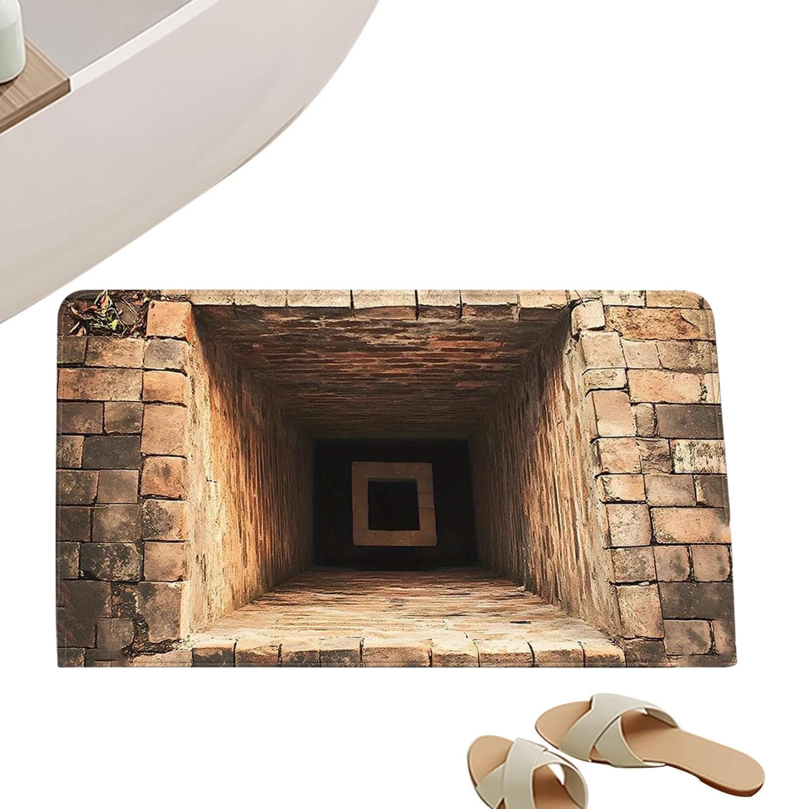 Tapis 3D antidérapant lavable pour accessoires de décoration