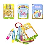 Coolplay Water Coloring Cards Learning Number Shape Color Toddler Girl Toy Water Paint Cards Airplane Activities for Kids Toy