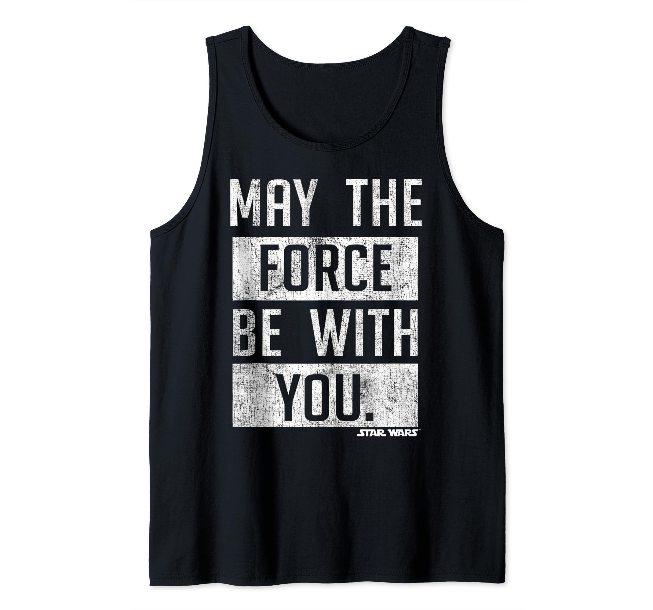 Star Wars Force Blocks Quote Tank Top