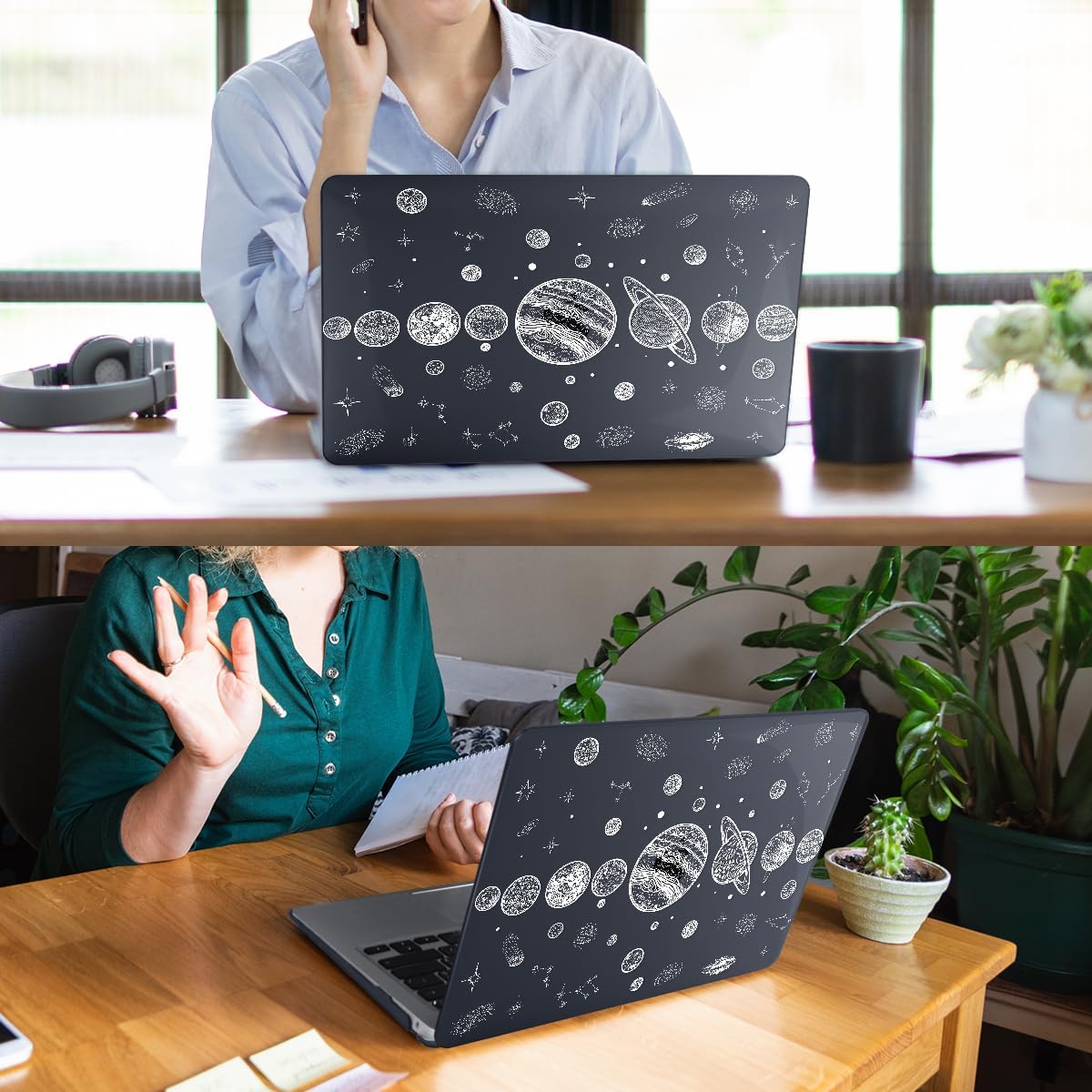 YSCLBAHUK Compatible with MacBook Pro 13 inch Case 2022 2021 2020 Release Model A2338 M2 M1 A2251 A2289 Cover, Plastic Hard Shell Case for MacBook Pro 13 A2159 A1989 A1706 2016-2019, Celestial Body