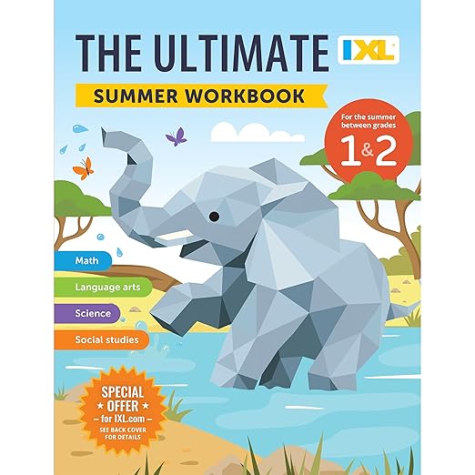 Amazon.com: IXL Ultimate Summer 1st to 2nd Grade Workbook, Math ...