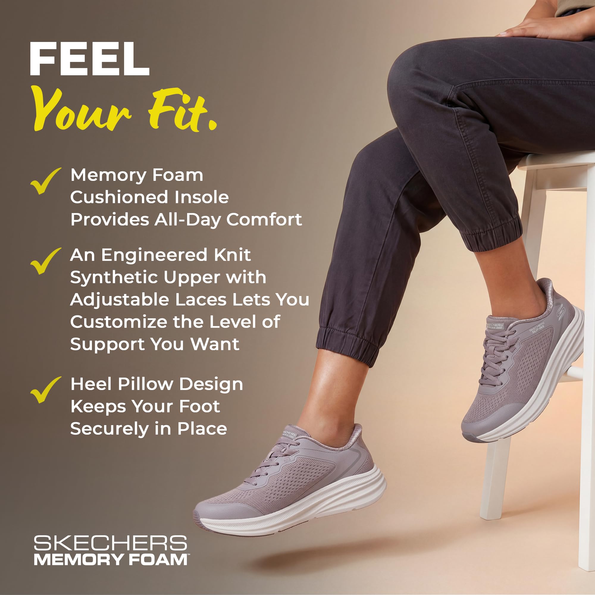 Skechers Slip-ins Bobs Skillz Too Essential Violeta Qual