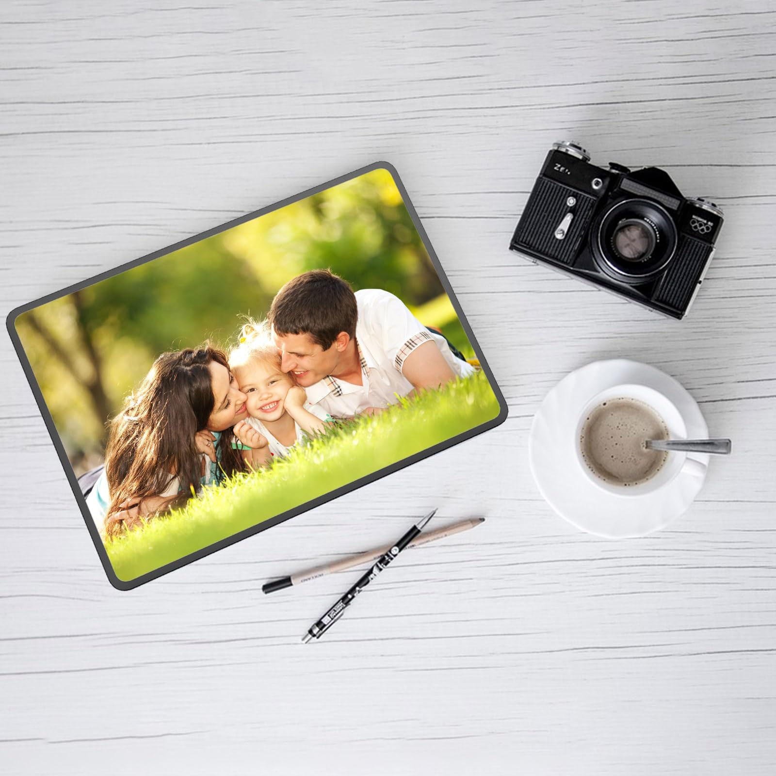 Funda rígida de plástico personalizada para MacBook Air de 13 pulgadas M1/A2337/A2179/A1932 (versión 2020, 2019 y 2018), con nombre, logotipo, personalizable, para Apple Mac Air 13, transparente