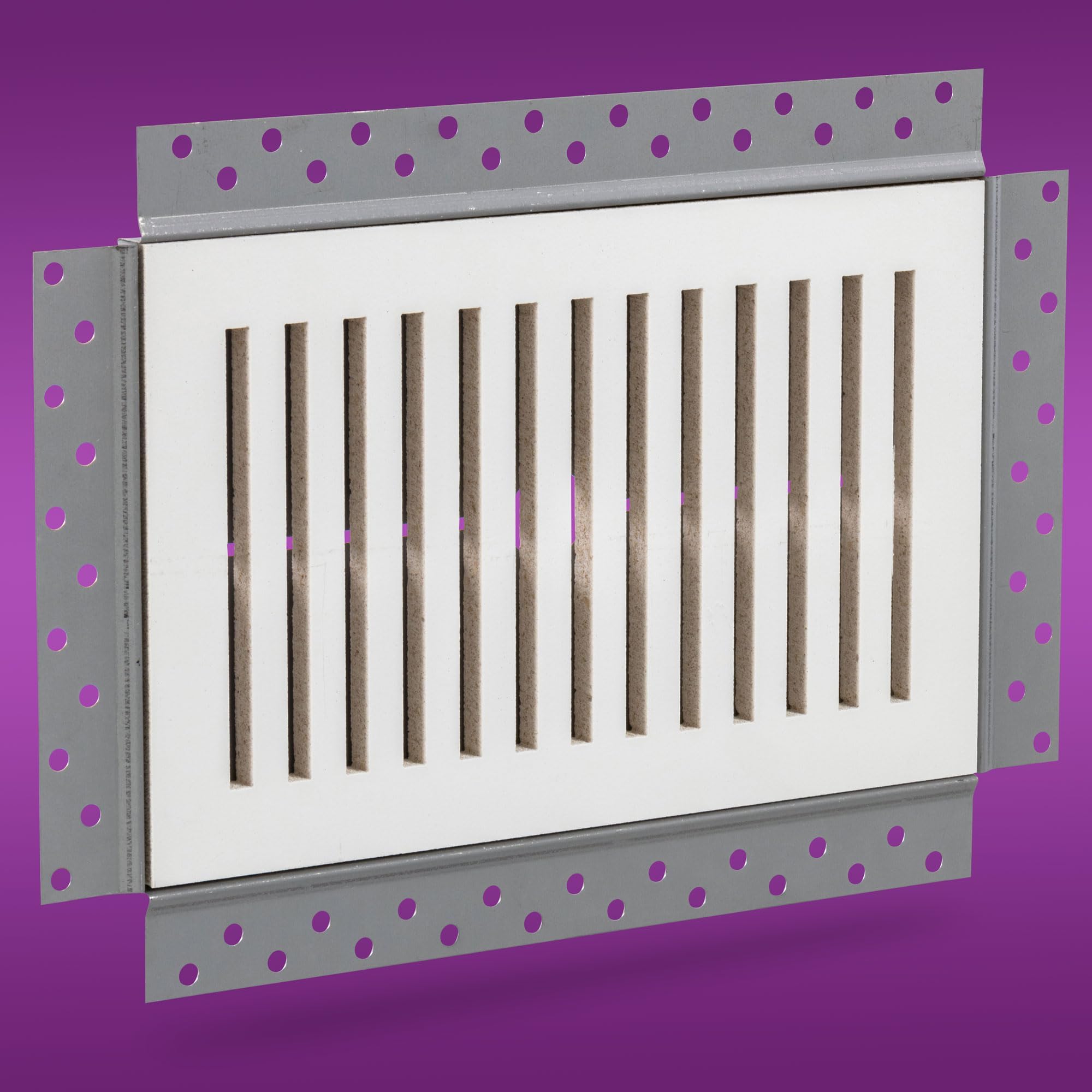 BreezeLux BL610 - Ventilación magnética de suministro de aire, cubierta extraíble, resistente al moho y al agua, montaje empotrado discreto, para techos y paredes (6 x 10 pulgadas)