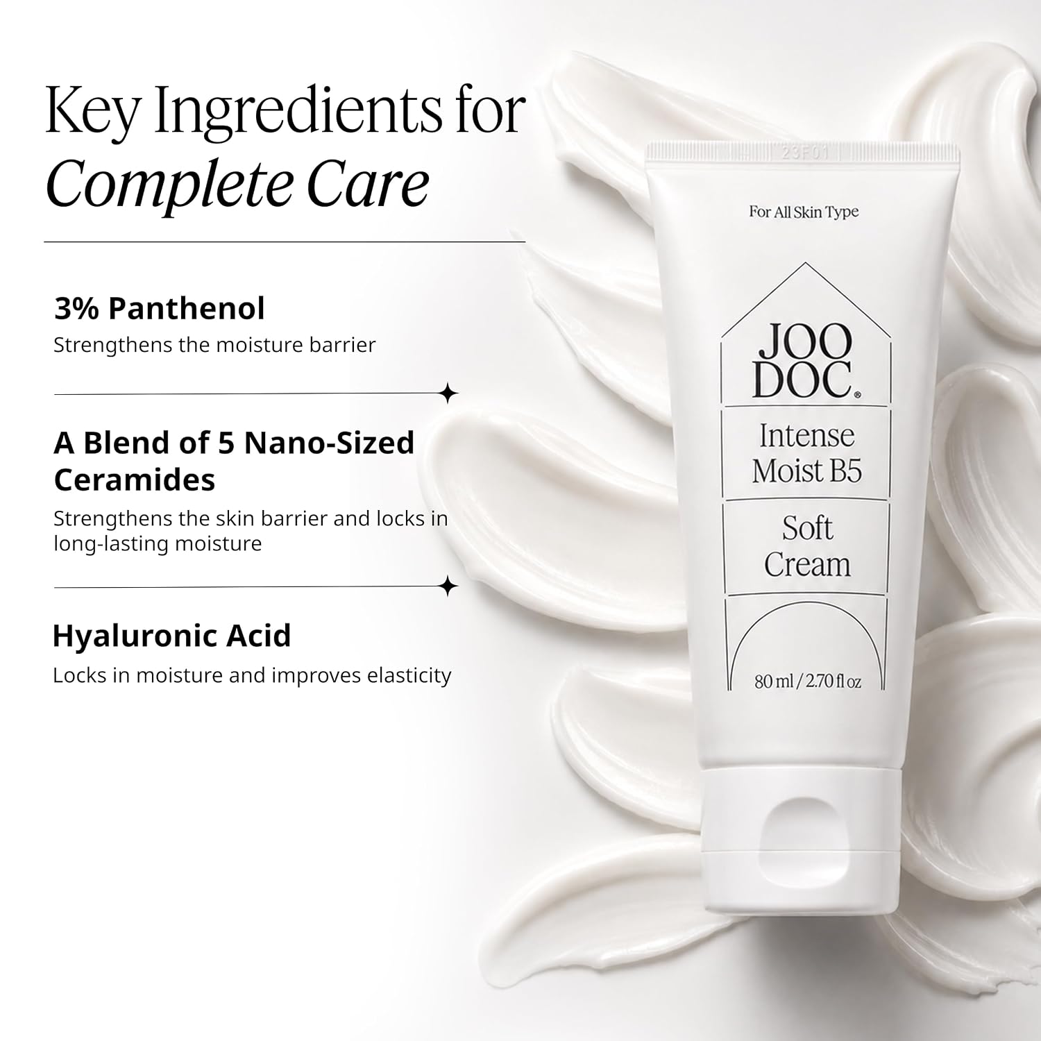 Intense Moist B5 Soft Cream 80ml | 48-hour Long Lasting Hydration, Barrier Protective, Deep Moisturizing | Korea Derma-skincare