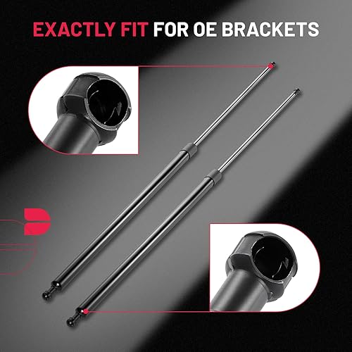 Miniatura 38 de BDFHYK C16-17796 20 inch 110Lbs/490N Gas Struts Shocks Lift Support for are Leer Camper Shell Topper Rear Window, Truck Bed Cover, Cabinet lid Door