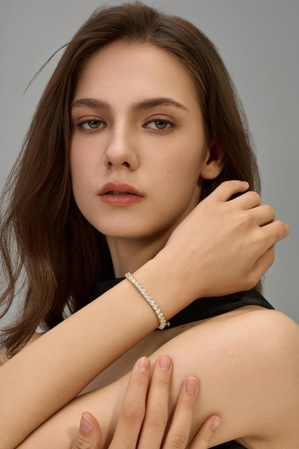 14K Gold Filled Tennis Bracelet for Women-2mm 3mm 4mm CZ Opal Gold Tennis Bracelet for Women, Valentines, Mothers, Christmas Jewelry Gift for Women - Image 8