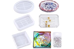 NiArt Epoxy Resin Soap Dish Mold Kit