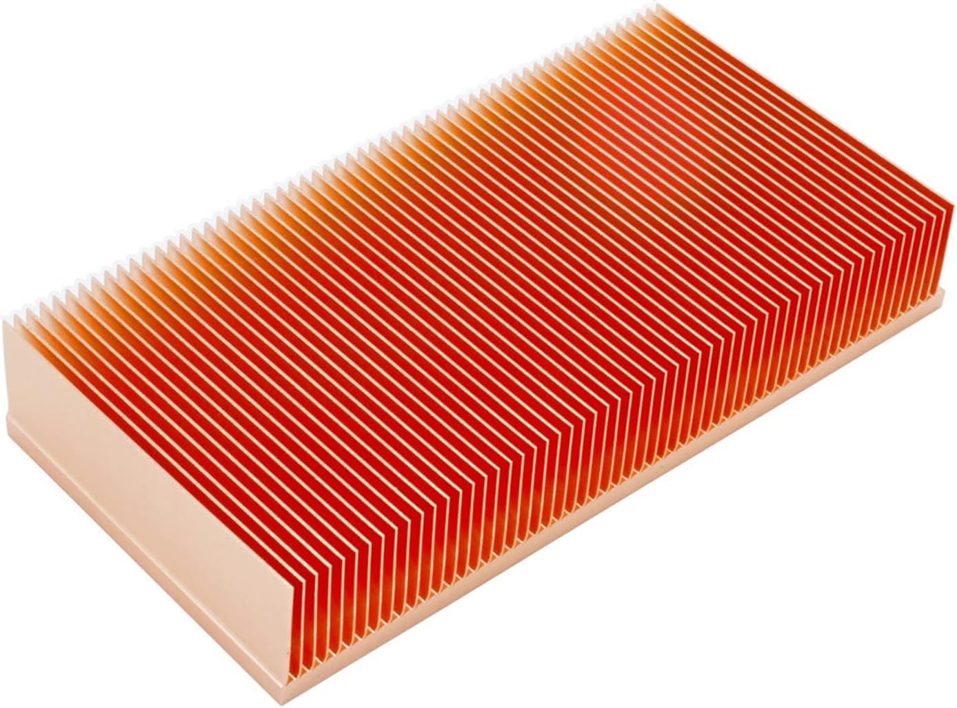 C'EsTBon LINGFE 120x60x20mm Copper Heatsink Skiving Fin Heat Sink Cooling Radiator Compatible for Electronic Chip LED Heat Dissipation Joyous