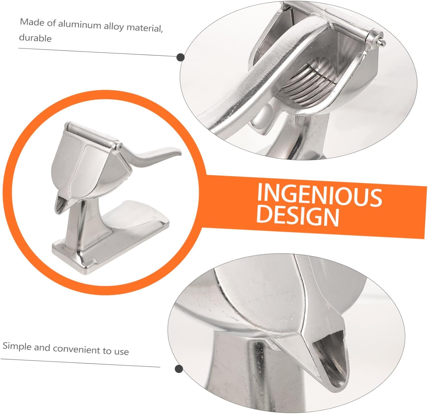 Manual Citrus Extractor Tool Hand Press Fruit Juicer for Lemon Orange Pomegranate Convenient Handheld Squeezer for Fresh Juice at Home Kitchen and Juice Bars