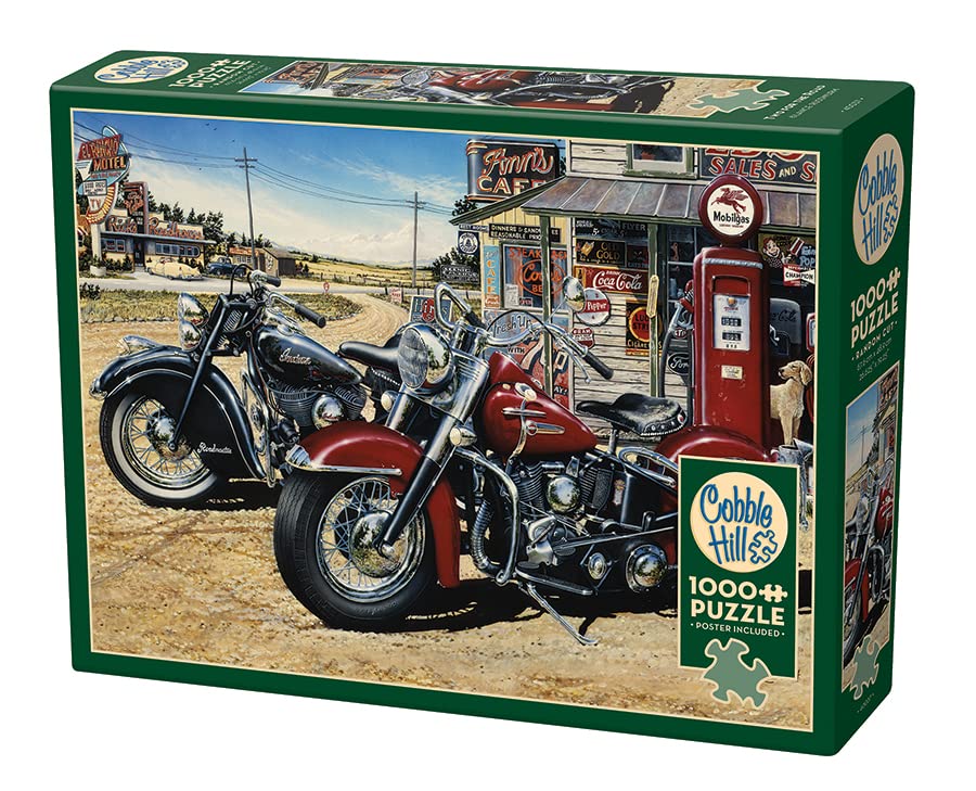 Cobble Hill 1000 Piece Puzzle - Two for The Road - Sample Poster Included, 1000 pieces, 8.27 x 11.02 inches - Image 4