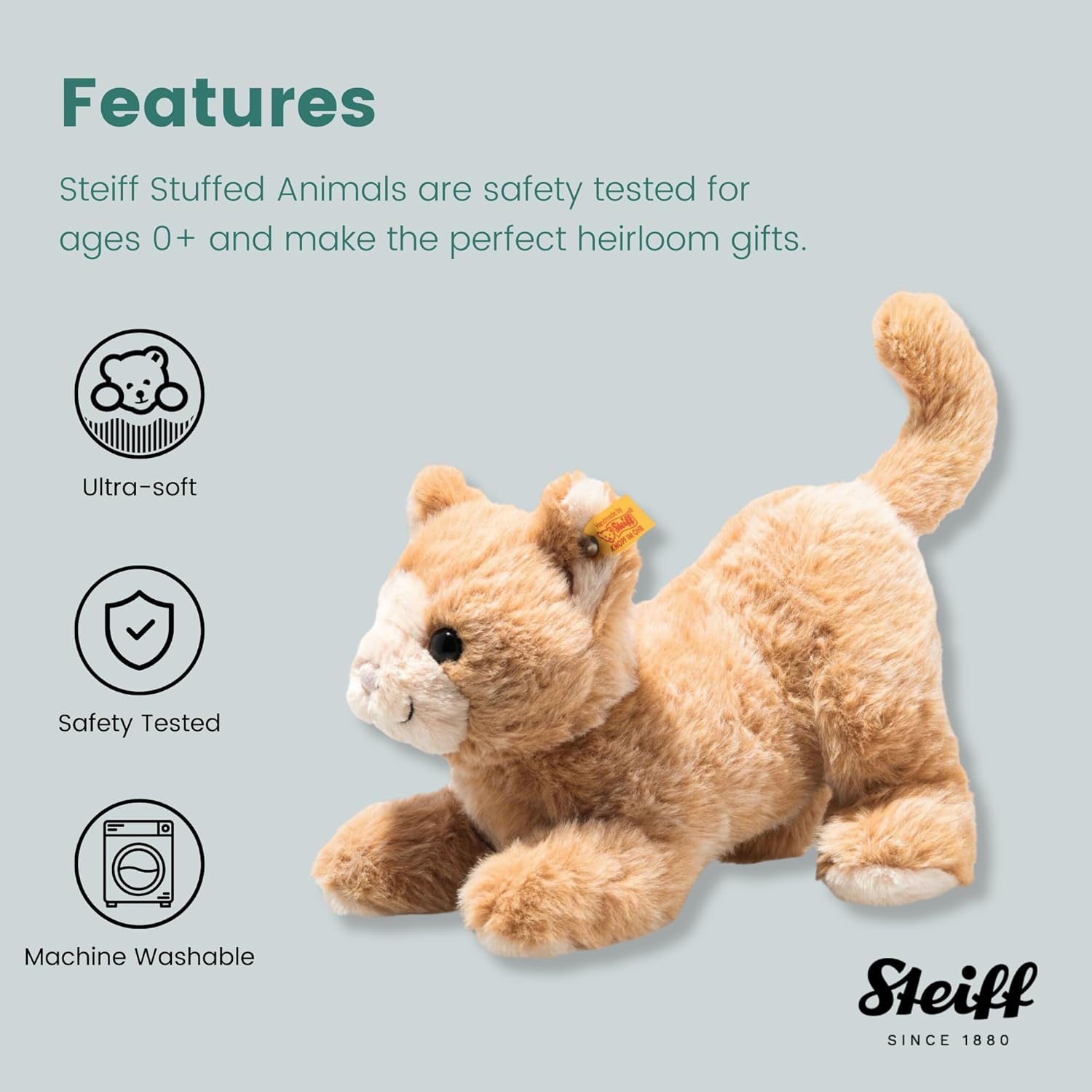 Steiff Reddish Cassie Cat 26cm, 1 EA