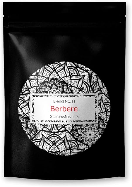 Berbere Spice Mix - Superior Hand Blended Premium Mix by Spice Masters- Easy Meals Quickly - Authentic Made Simple - Free Same Day Dispatch