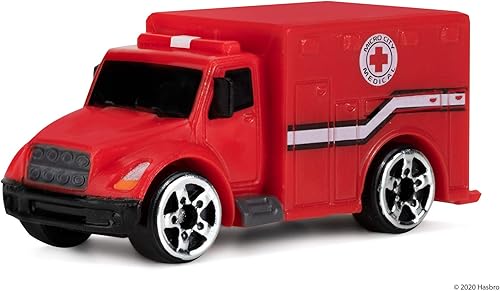 Miniatura 6 de Micro Machines World Packs Fire  Rescue - Cuenta con 5 vehículos altamente detallados escalera y camiones pesados ambulancia coche de mando jefe de