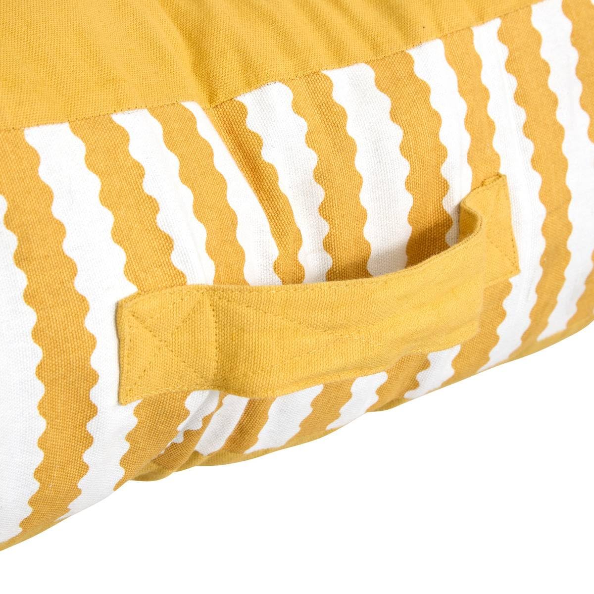 Atmosphera - Coussin de Sol d'extérieur Poolside 80x120x15cm Jaune