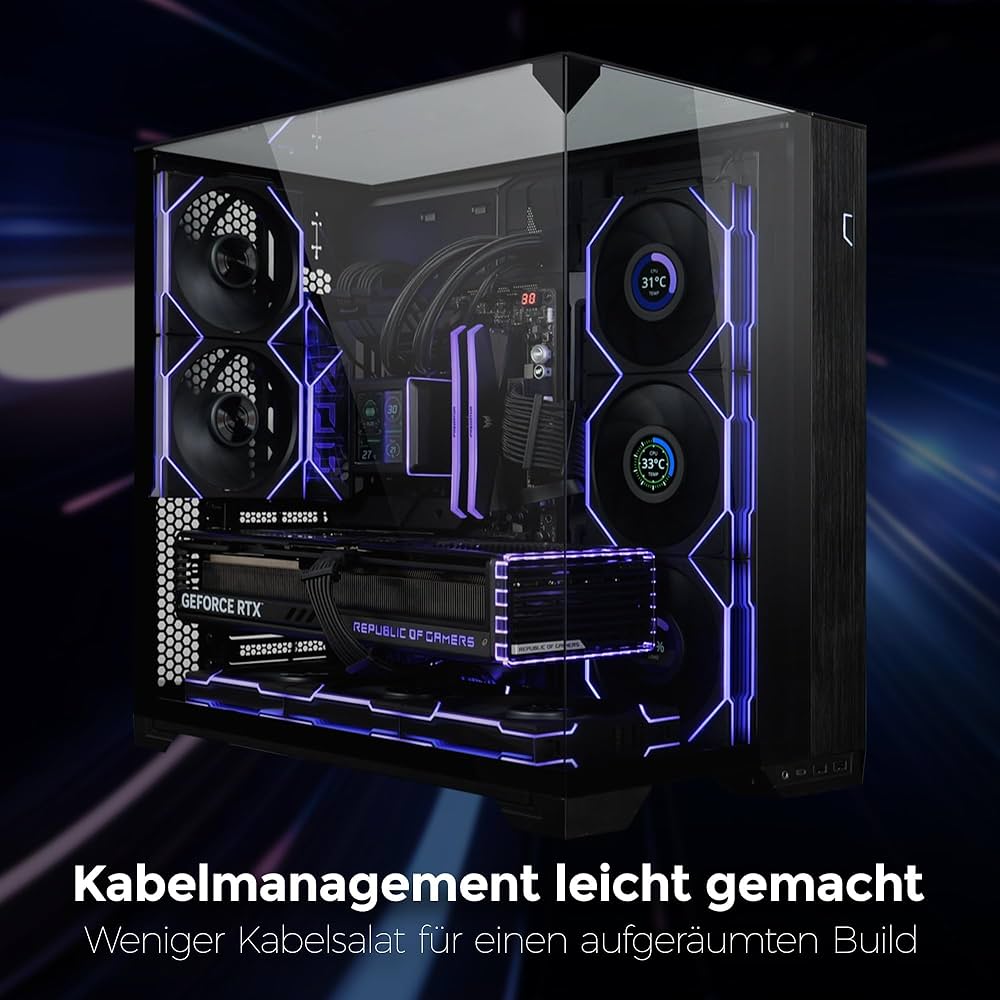 Amazon.co.jp: LIANLI 120mm ARGBケースファン UNI FAN TL LCD