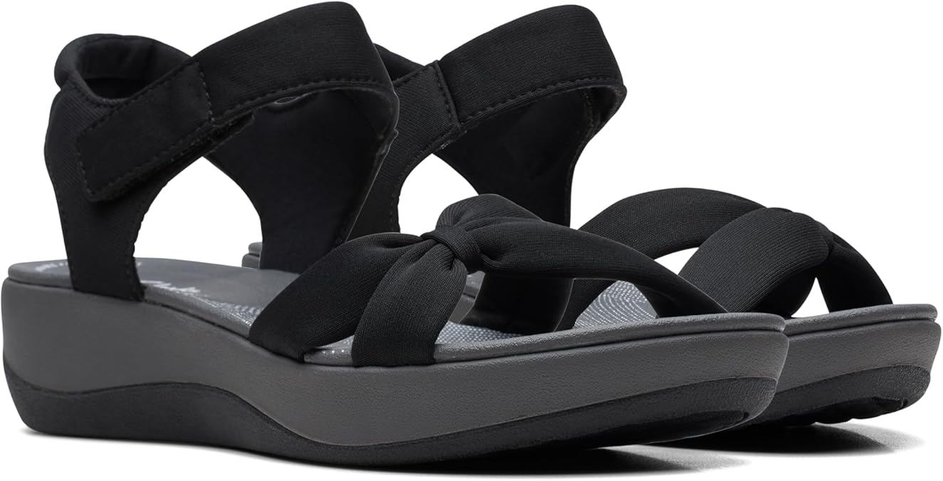 【新品】Clarks　クラークス　Arla Shore　アーラショア　黒23cm Amazon.com | Clarks Women's Arla Shore Flat Sandal, Black