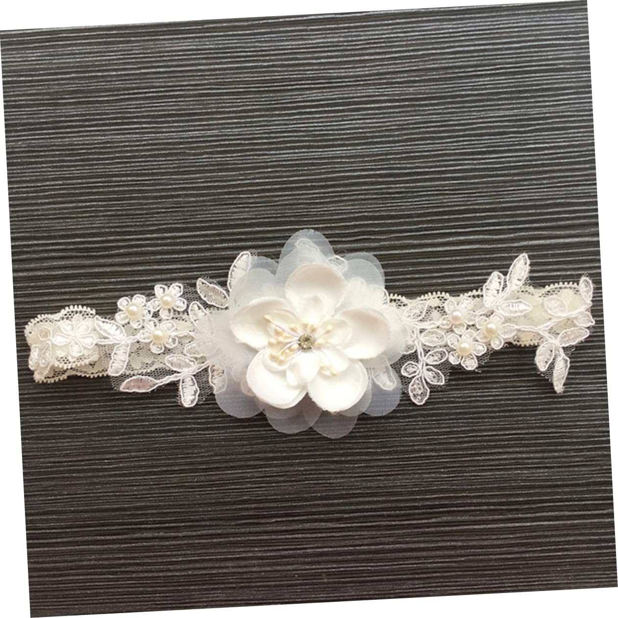 3st Hochzeitsstrumpfband Vintage Dehnbare Strumpfbänder Perlen -strumpfgürtel Hochzeit Beinstrumpfband Abschlussball Anzug Strapsen